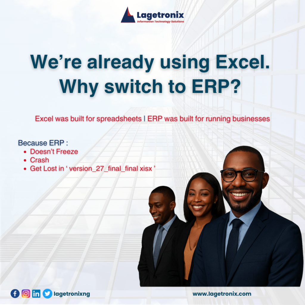 Switch from Excel to ERP