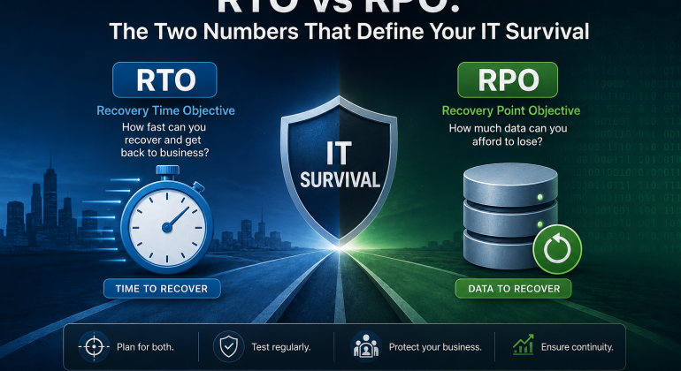 RTO and RPO in disaster recovery