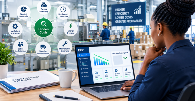 Manufacturing Cost Control: 8 Hidden Costs ERP Helps You Find and Reduce